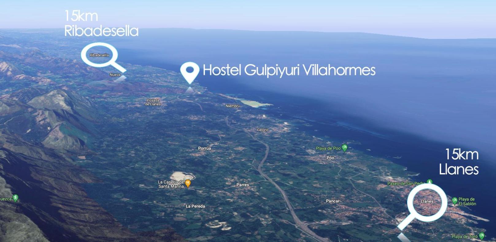 Villahormes Hostel Gulpiyuri Llanes المظهر الخارجي الصورة